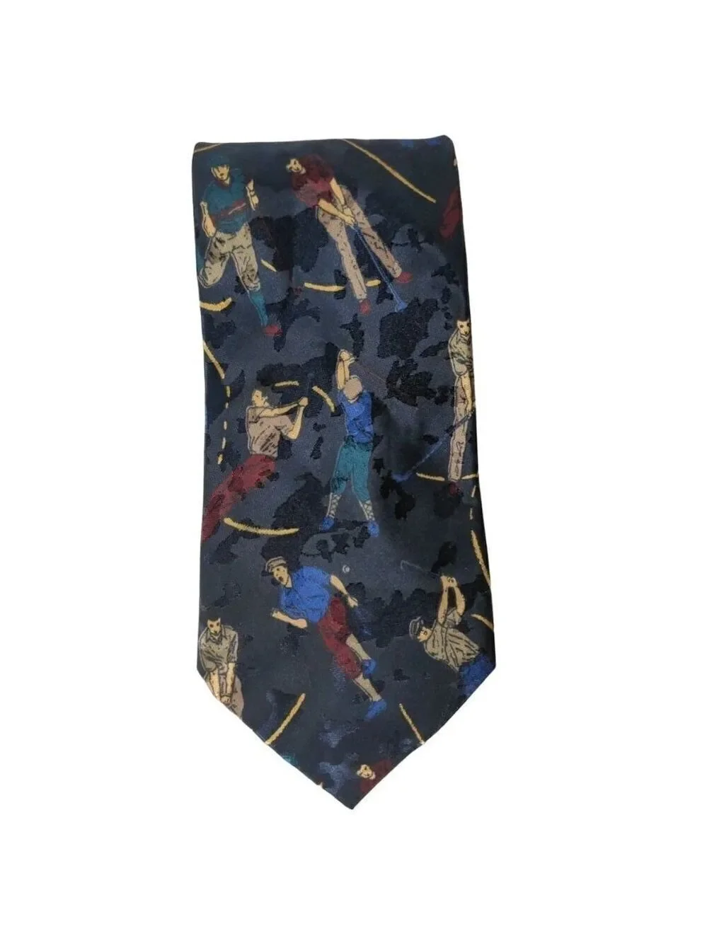 Resisto Golf Polyester Necktie All Over Print